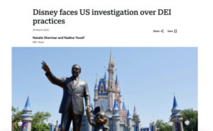 Disney DEI heading