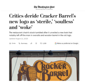 Vernieuwde Cracker Barrel-logo